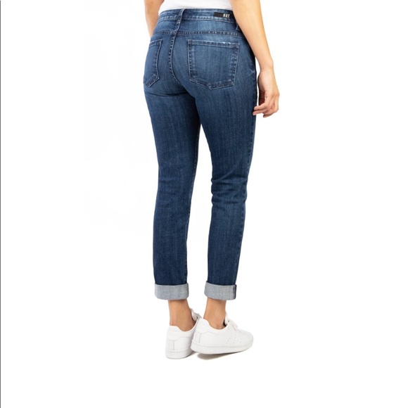 Kut from the Kloth Distressed Boyfriend Jeans - Picture 2 of 4
